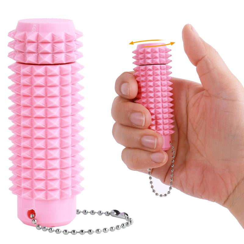 Pain Stim Fidget, Pocket Mini Fidget Toy for Adults,3D Printed Venting Key Pendant, Spiky Grippie Stim Keychain for Anxiety Relief, Positive, Rotate Adults Spiky Sensory Toys， Novelty Gifts for Friends