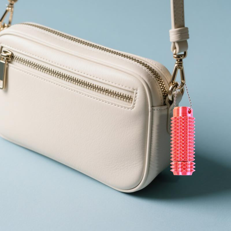 Pain Stim Fidget, Pocket Mini Fidget Toy for Adults,3D Printed Venting Key Pendant, Spiky Grippie Stim Keychain for Anxiety Relief, Positive, Rotate Adults Spiky Sensory Toys， Novelty Gifts for Friends