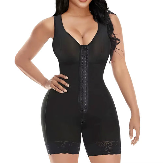 Fajas Colombian Shapewear for Women Post-Surgery BBL Girdle Waist Trainer Full Body Compression Flat Tummy Hourglass Shaper