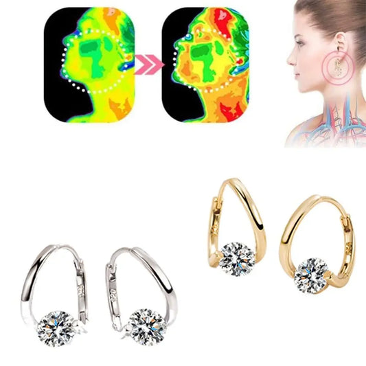 Elevate Your Style and Wellness with Lymphatic Magnetotherapy Dangle Earrings for Weight Loss and Detoxification