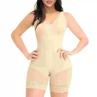 YIANNA Colombian Fajas Shapewear for Women - Ultimate Tummy Control Bodysuit with Zipper Crotch and Butt Lifter