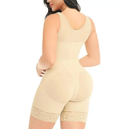 YIANNA Colombian Fajas Shapewear for Women - Ultimate Tummy Control Bodysuit with Zipper Crotch and Butt Lifter