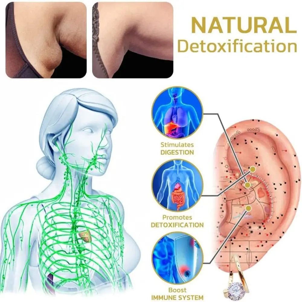 Elevate Your Style and Wellness with Lymphatic Magnetotherapy Dangle Earrings for Weight Loss and Detoxification